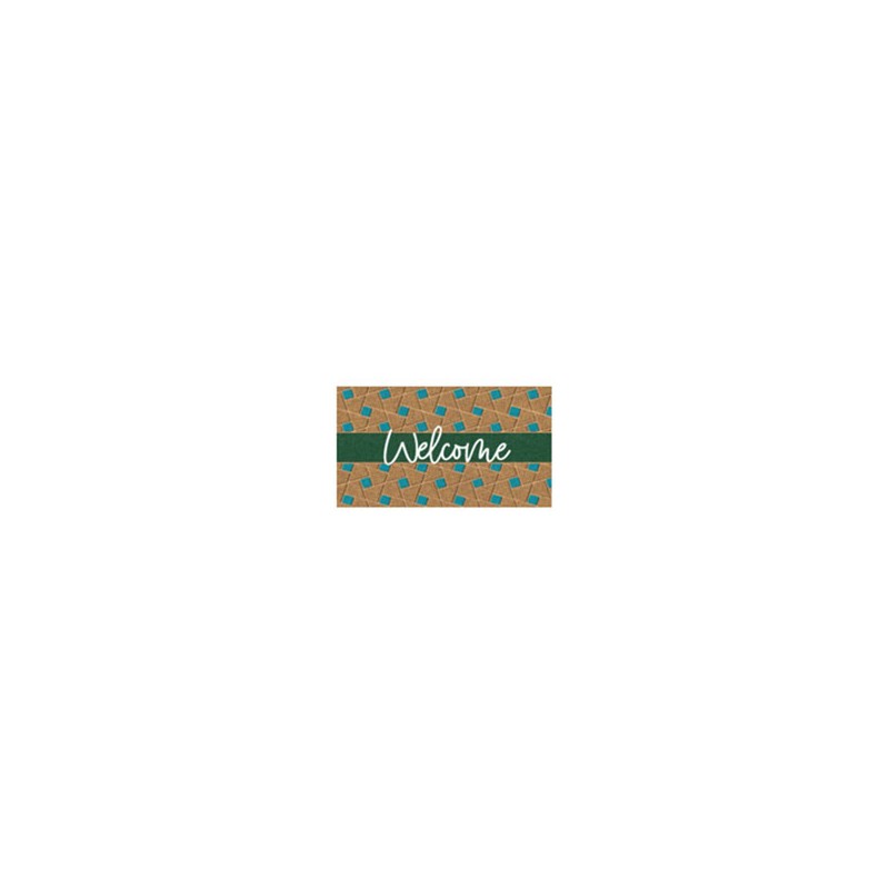 ZERBINO COCCO/PVC WELC. GREEN cm 40x 70 XTRA 11705
