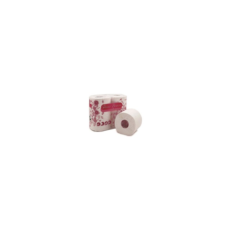 CARTA IGIENICA 3V FLOWERS PREMIUM Pz 4 CELTEX