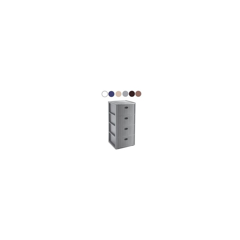 CASSETTIERA P.4 ELEGANCE GRIG. 40x40 h 80 STEFANPL