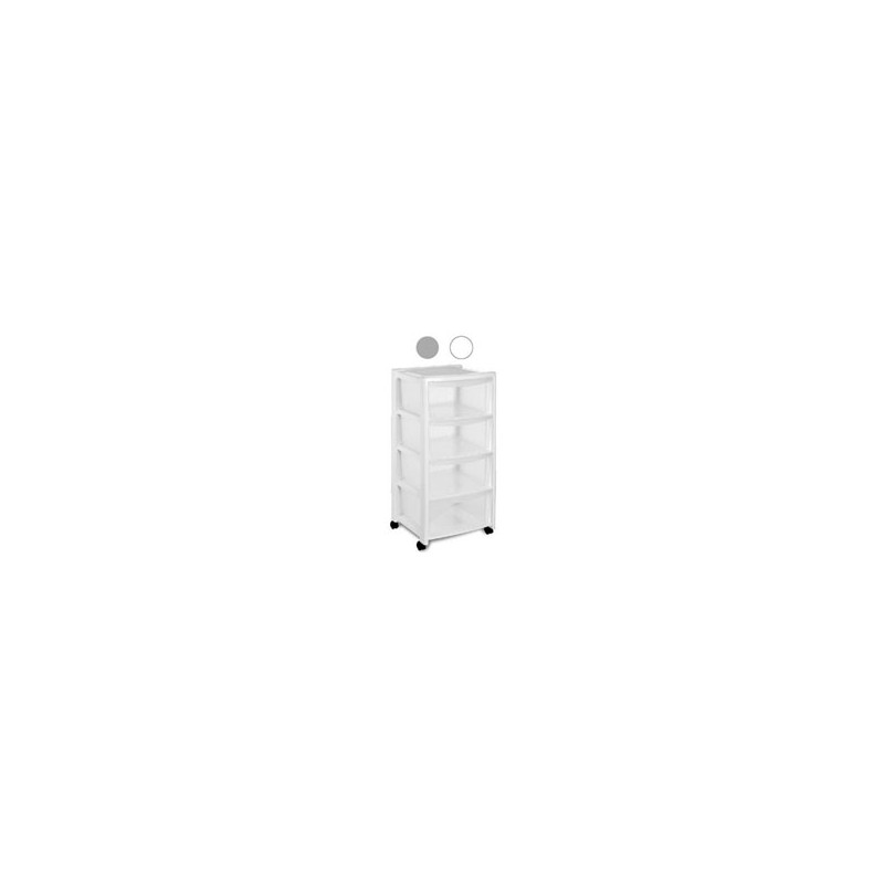 CASSETTIERA P.4 LIBERA SILVER  40x40 h 80 STEFANPL