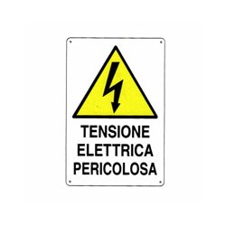 CARTELLO TENSIONE ELETTRICA...
