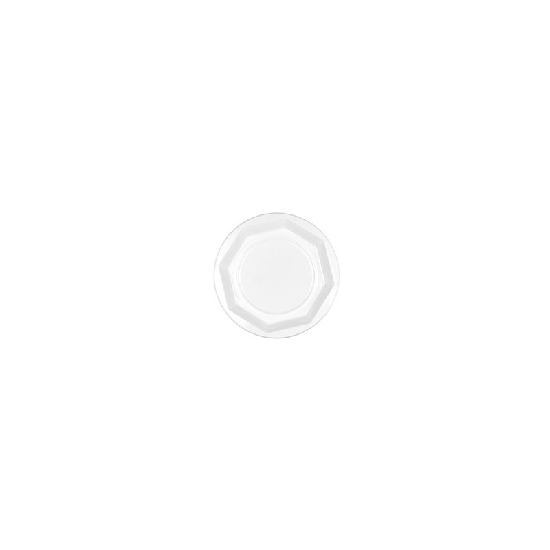 PIATTO FONDO BIANCO Pz 50 RE-USABLE DOPLA