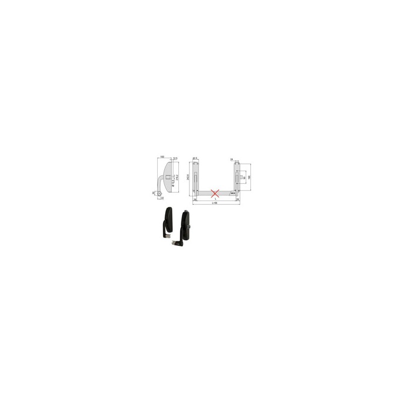 MANIGLIONE PRESTIGE LAT+VERT 59311-10-0 CISA
