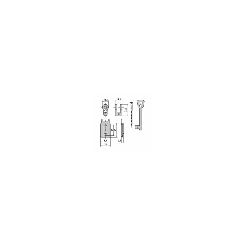 ADATTATORE SERR.TAGLIAFUOCO CIF.3 07071-10-0 CISA