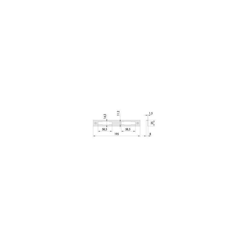 CONTROPIASTRA SERRATURE            06226-00-0 CISA
