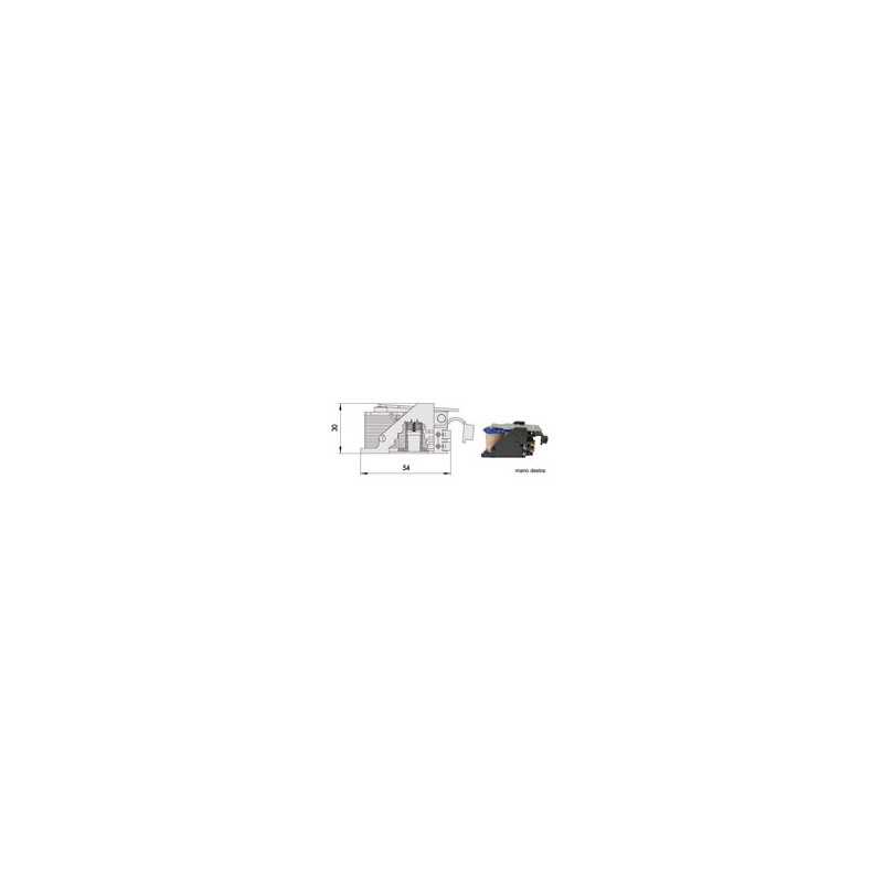 BOBINA ELETTROSERRATURE V.12 DX 07118-00-1 CISA