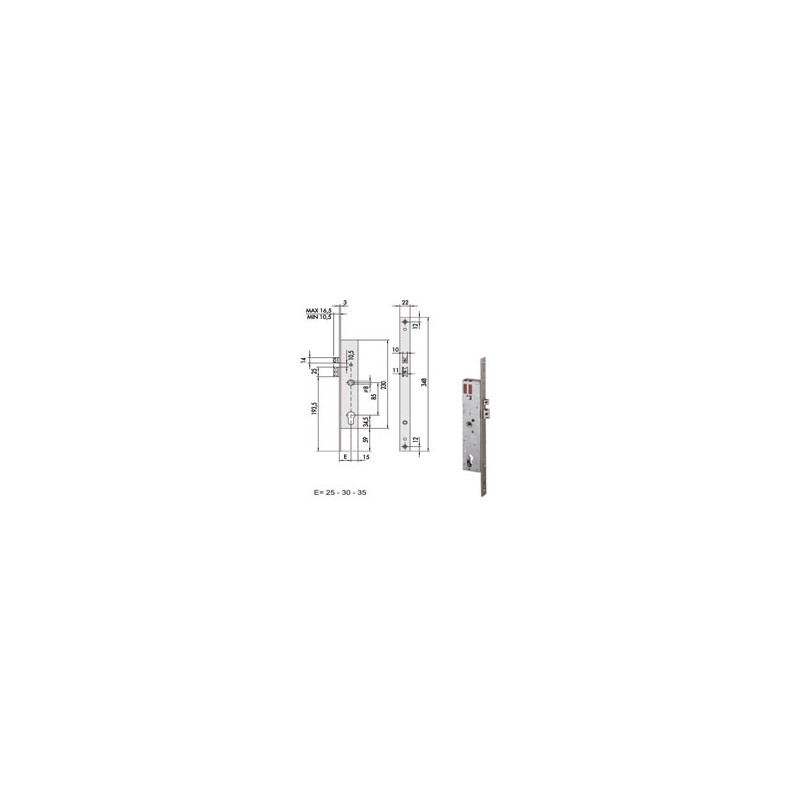 ELETTROSERRATURA INF.MONT. ALL     16205-30-0 CISA