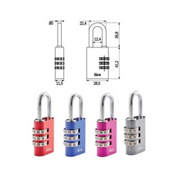 LUCCHETTO ALLUMINIO mm 28,5...
