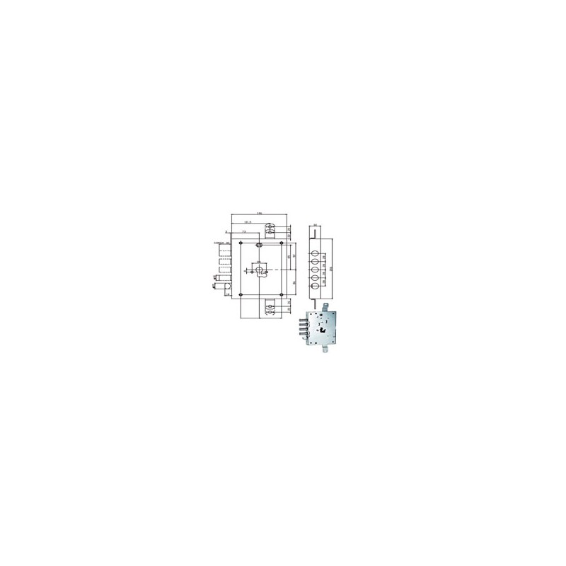 SERRATURA SIC.TRIPLICE DX/SX 668.0328.0G70 ISEO