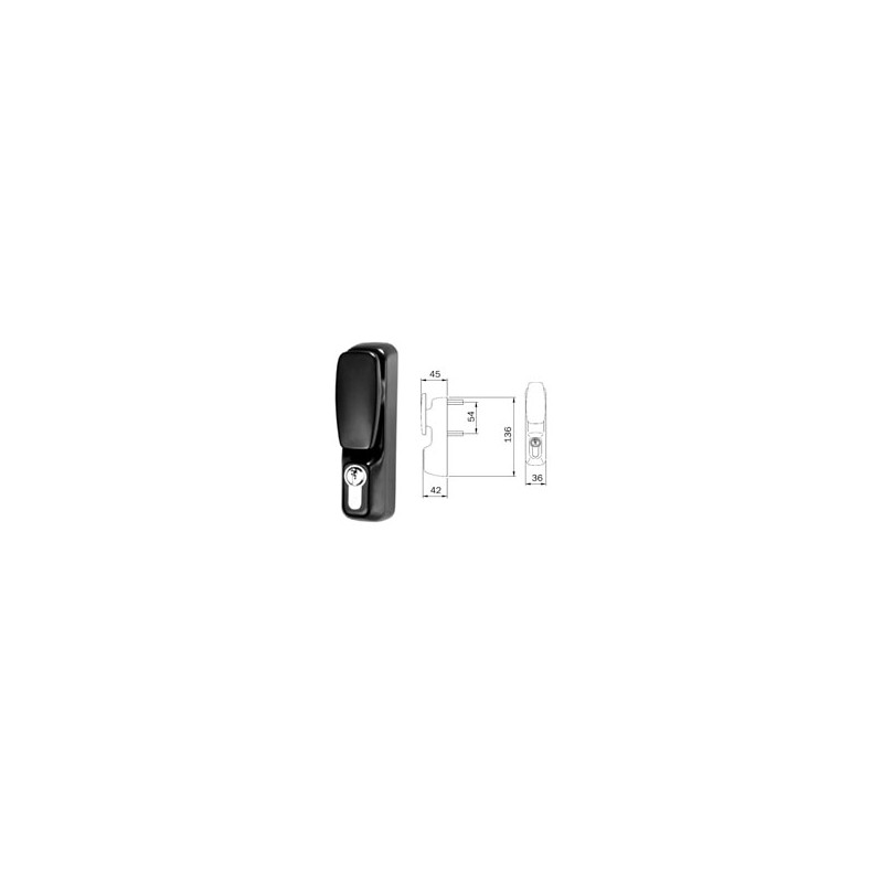 COMANDO ESTERNO MANIGLIONI IDEA 94013005T ISEO