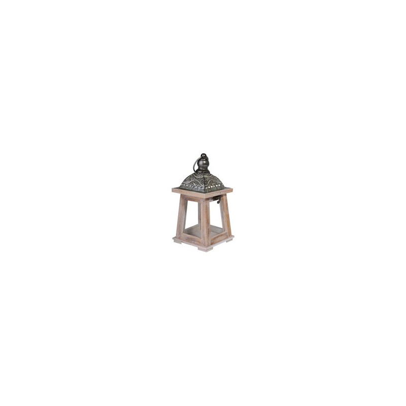 LANTERNA PORTACANDELA cm 13x13 h 25 AD