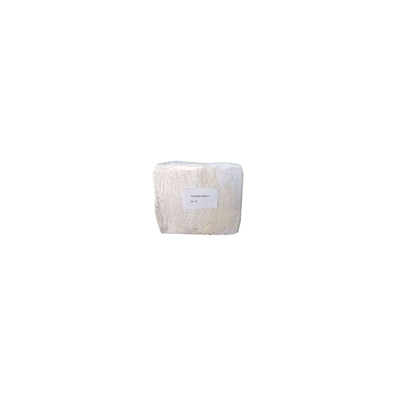 TESSUTO STRACCIO BIANCO LENZUOLA kg 15