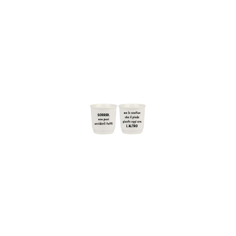 TAZZA CAFFE CERAMICA SORRIDI       ml 90 Pz 2 SOOR