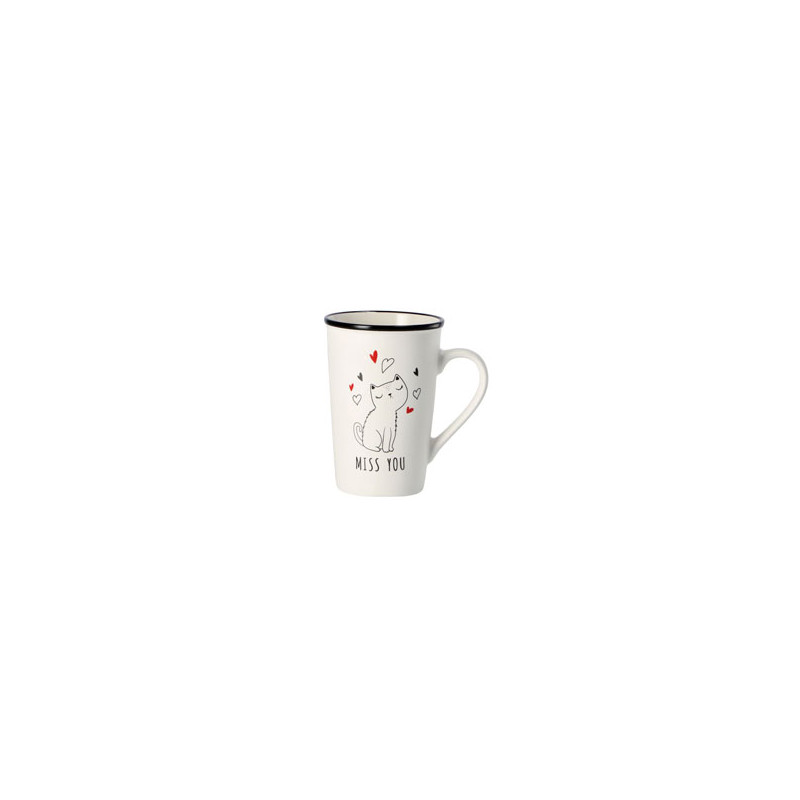 TAZZA MUG PORCELLANA CATS                cc 420 AD