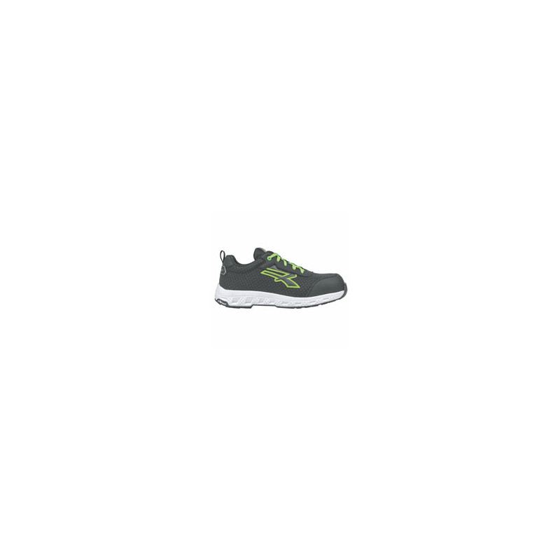 SCARPE MITCH NERO/VERDE BASSE 43         S3 UPOWER