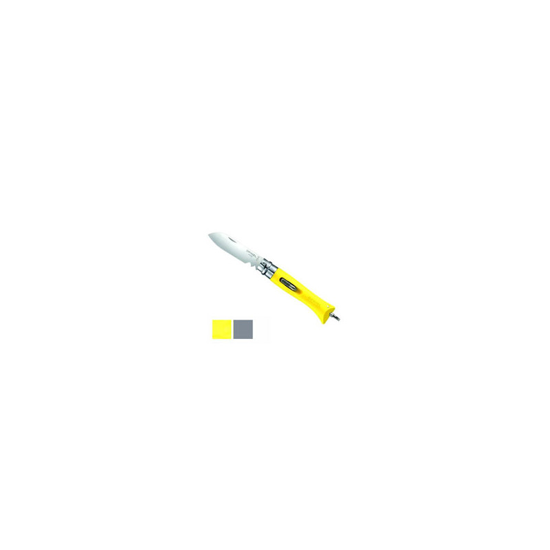 COLTELLO VIROBLOC INOX N. 9 BRICO GIALLO OPINEL