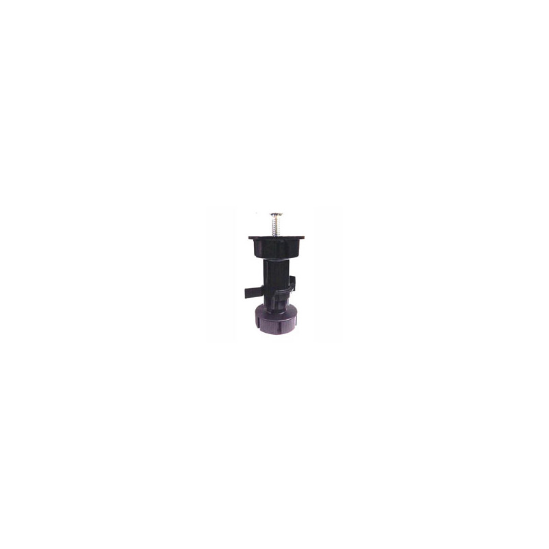 PIEDINO MOBILI PLASTICA REG.TONDO mm 50x120 Pz 4
