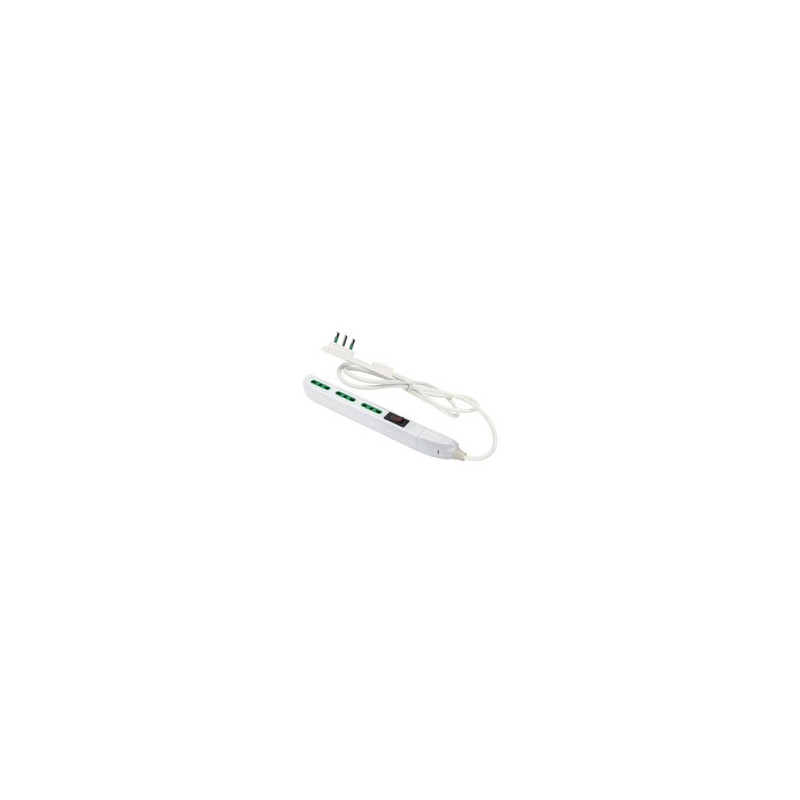 MULTIPRESA 3x2PT BIANCO INT SLIM CLOCK 47402 FME
