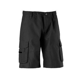 BERMUDA COTONE NERO ABETE L...