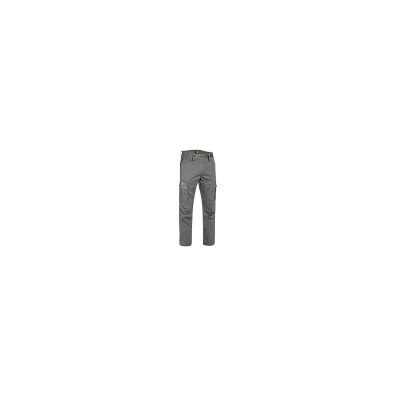 PANTALONE COTONE GRIGIO XL STRETCH CARGO DIADORA
