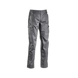 PANTALONE COTONE GRIGIO M...