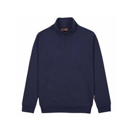 FELPA ZIP CORTA DEEP BLUE L...