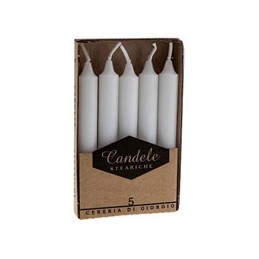 CANDELA STEARICA BIANCA...