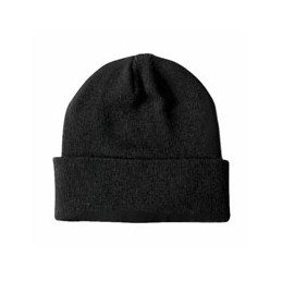 BERRETTO CUFFIA ACRILICO NERO
