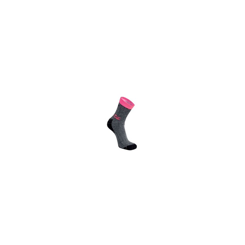 CALZE GIADY GREY FUCSIA CORTE paia 2 UPOWER