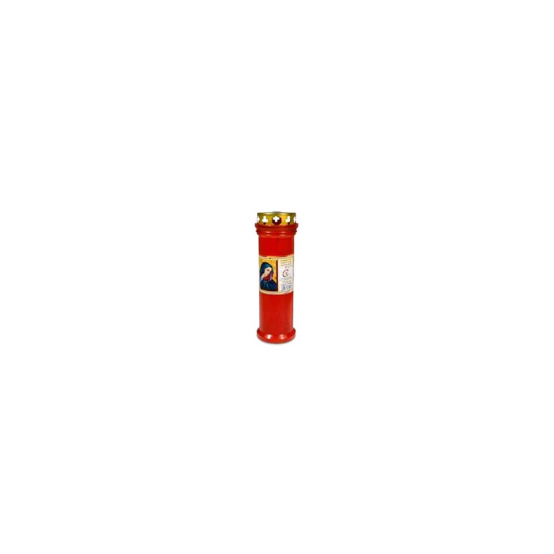 CERO VOTIVO LUCE ETERNA ROSSO T50 PARAPIOGGIA