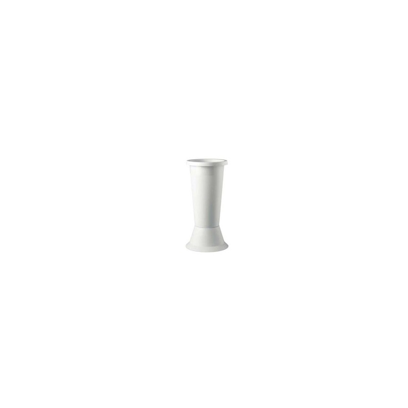 VASO FIORI JOLLY CON BASE BIANCO cm 14 h 35 ERBA