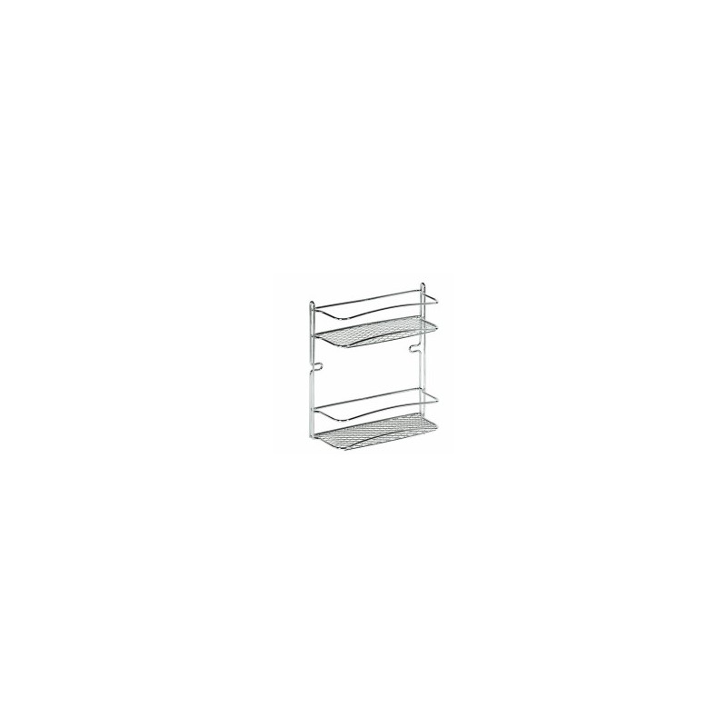 MENSOLA BAGNO CROMO STAR RETT. 2P 25x10 h 27 ARTEX