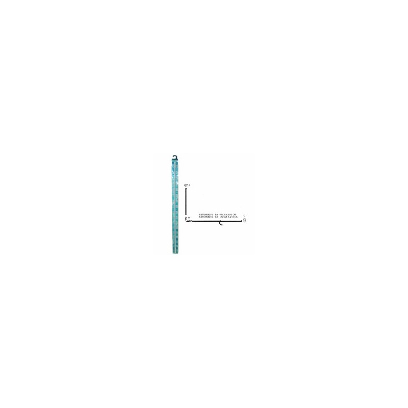 TUBO TENDE DOCCIA  80+ 94/180 ESTENS. AGLAIA 02619