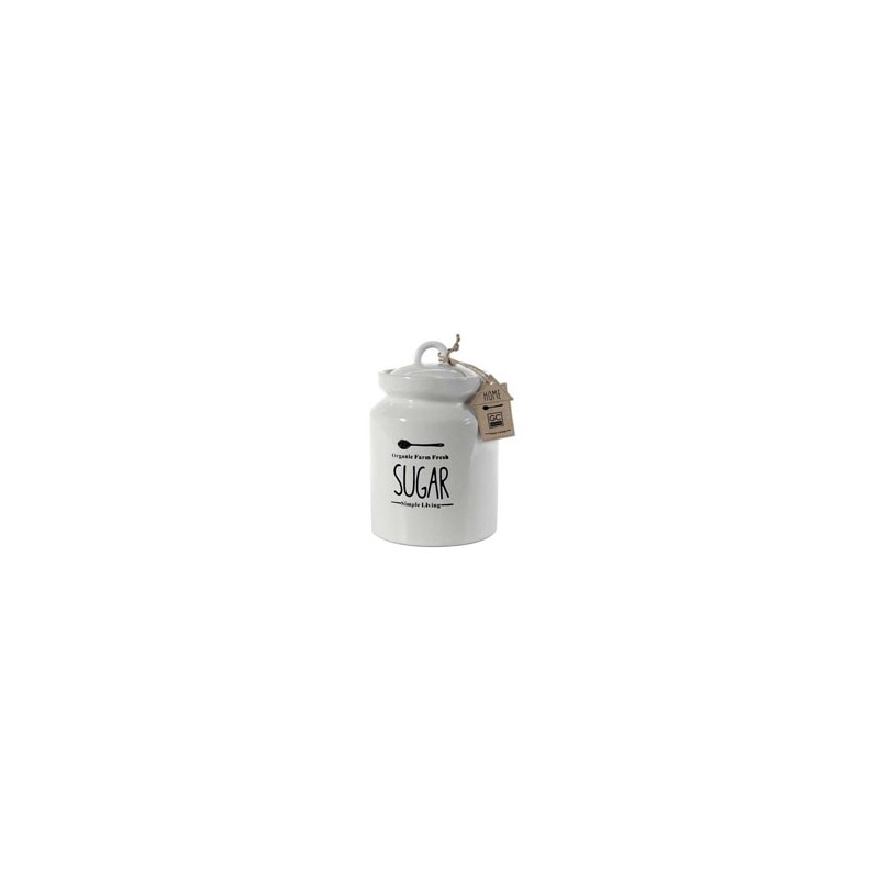 BARATTOLO CERAMICA ZUCCHERO cm 12 h 17 UTILISSIMI