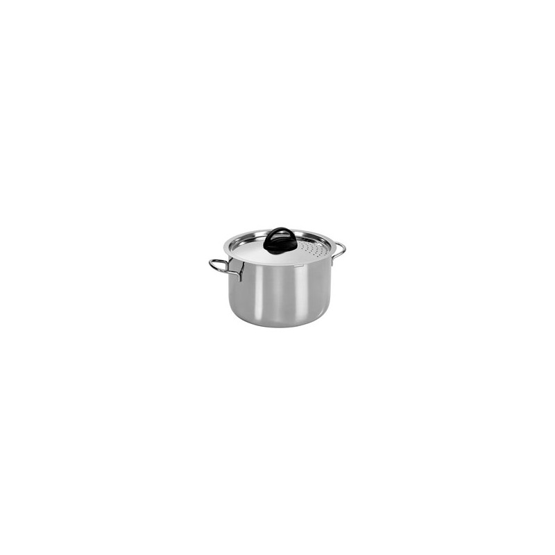 CUOCISCOLA C/COPERCHIO 18/10 cm 22 BARAZZONI
