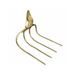FORCA 4 DENTI PIEGATI ORO...