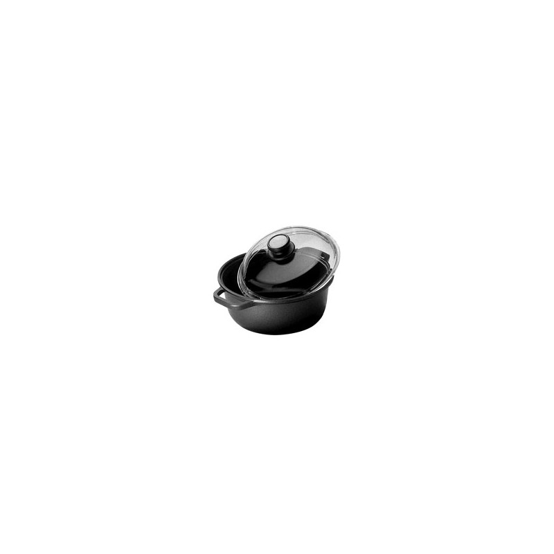 CASSERUOLA 2 MANICI C/COP. cm 20 EXTRABLACK RISOLI