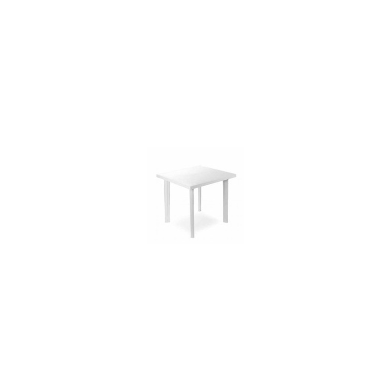 TAVOLO RESINA FIOCCO BIANCO        80x75 PROGARDEN
