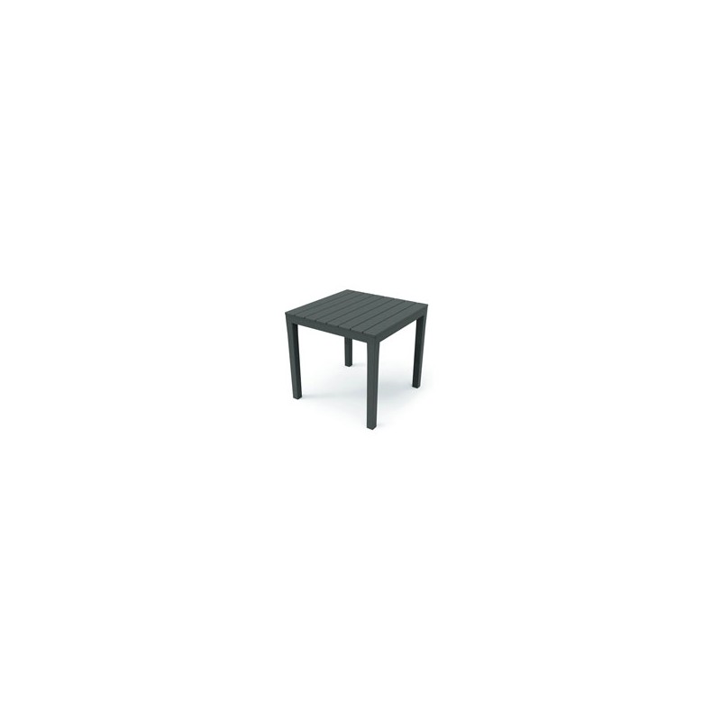 TAVOLO RESINA BALI ANTRACITE 78x78 PROGARDEN