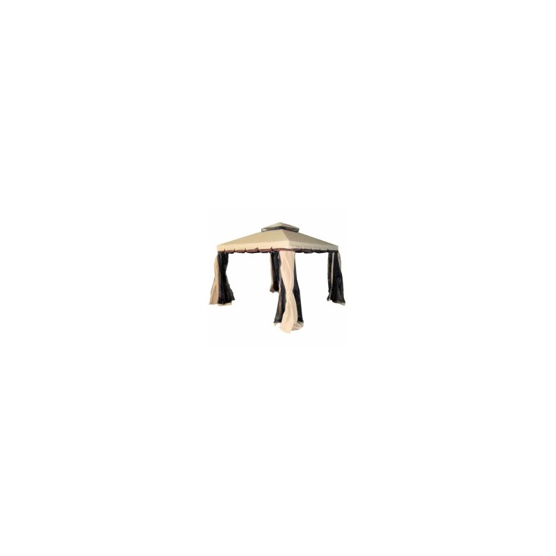 GAZEBO ALLUMINIO COLONNA ZANZARIER.3x3 VETTE 06274