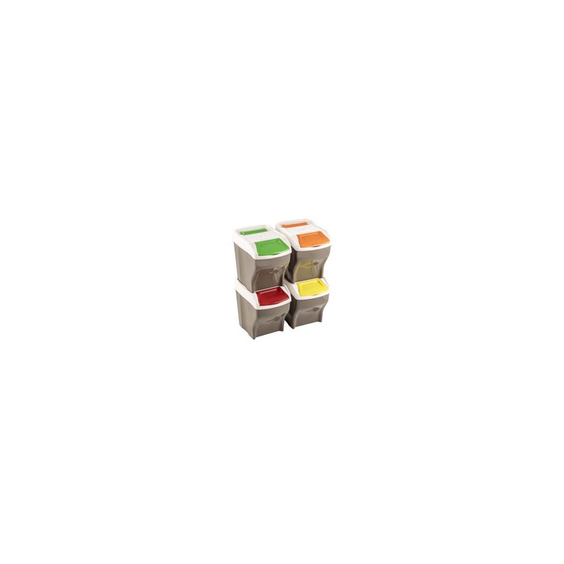 PATTUMIERA DIFFERENZIATA POKER PLUS Pz 4 l 27 BAMA