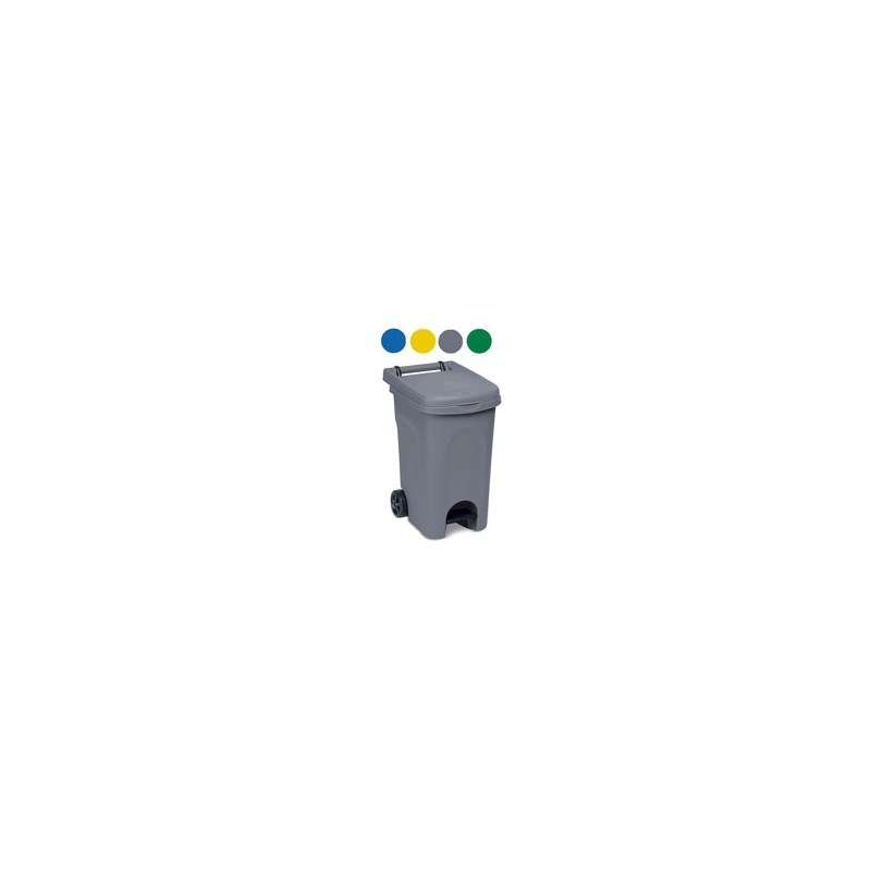 BIDONE URBAN QUADRO C/PEDALE VERDE   l 60 STEFANPL