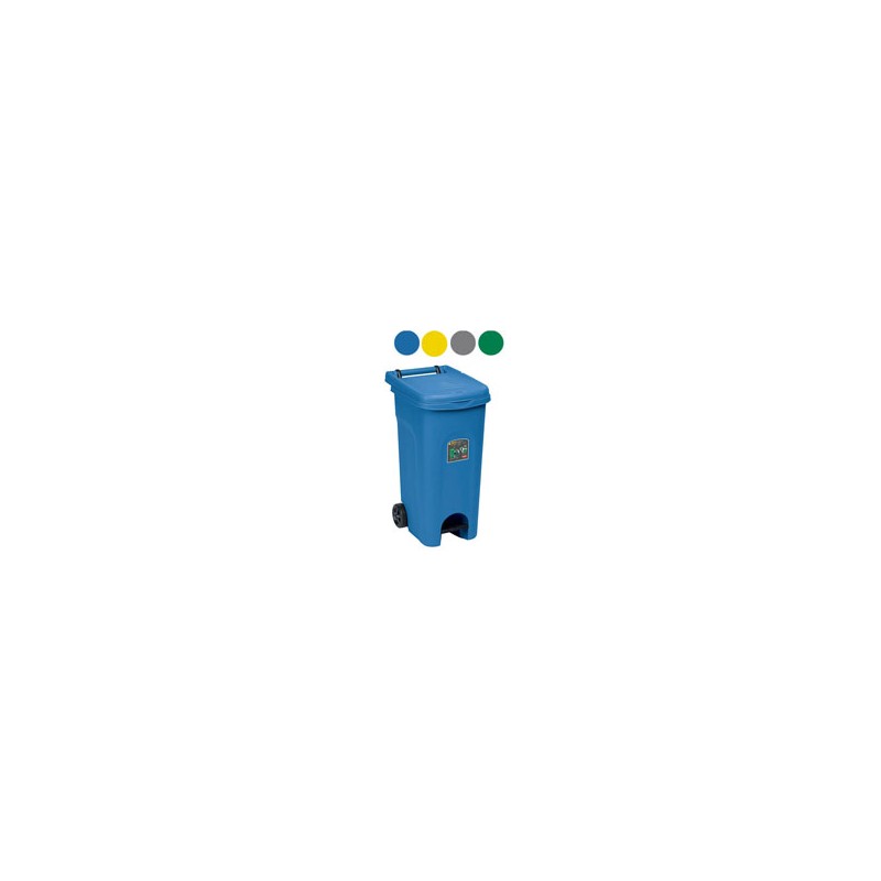 BIDONE URBAN QUADRO C/PEDALE VERDE l 80 STEFANPL