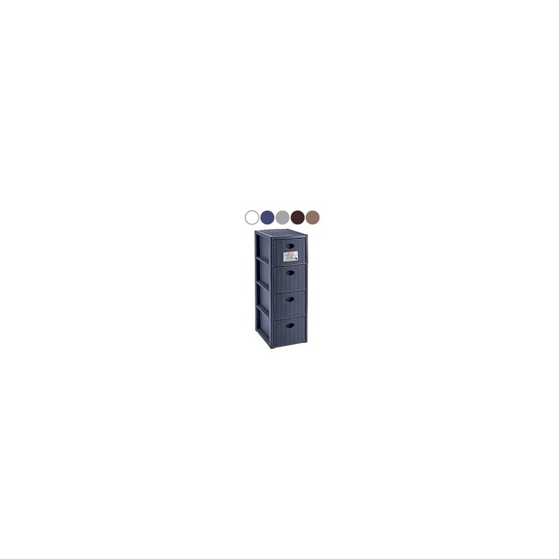 CASSETTIERA P.4 ELEGANCE BLU N.30x40 h 80 STEFANPL