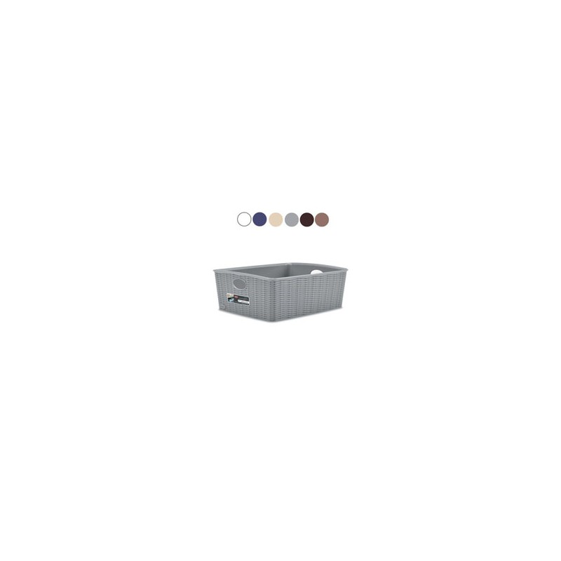 CESTINO ELEGANCE HIGH BIAN. cm 25x20 h 10 STEFANPL