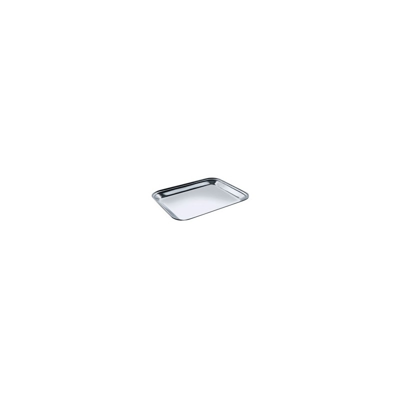 VASSOIO ACCIAIO RETTANGOLARE cm 45x36 SALVI