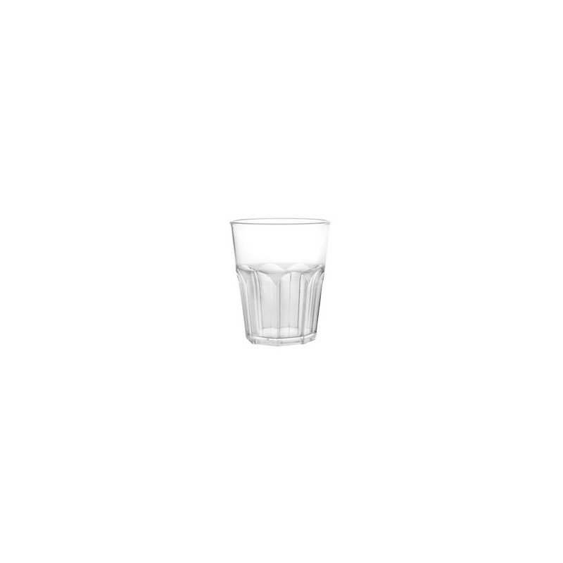 BICCHIERE PLASTICA ACQUA ROX cc 290 Pz 8 GOLDPL