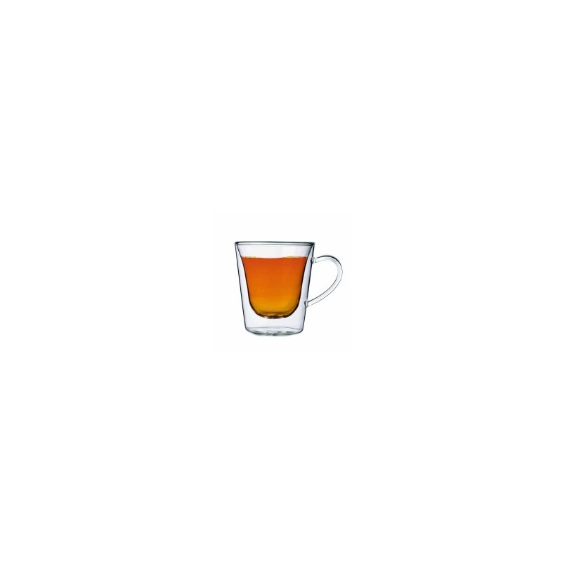 TAZZA CAFFE VETRO AMERICANO Pz 2 cc 295 L.BORMIOLI