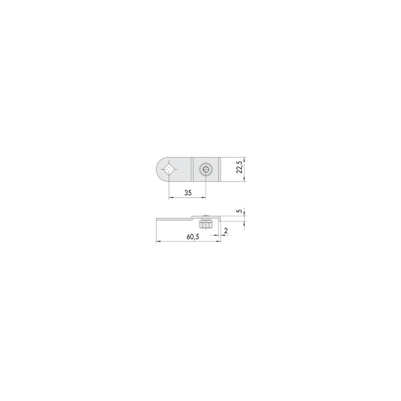SBALZO ASTE mm 60,5 Pz 2           06418-00-0 CISA