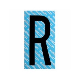 LETTERA ADESIVA NERA SERIE...